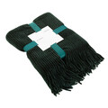 Patura Chenille, Homla, 130x170 cm, poliester, verde inchis