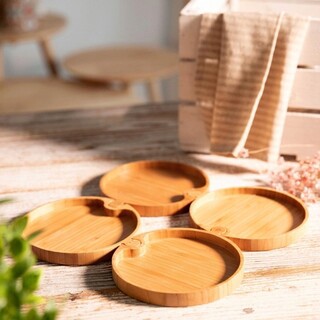 Natur, Set 4 platouri 15 cm