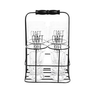 Transparent;Negru, Set 400 ml