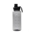 Sticla de apa Lunare, Homla, 950 ml, tritan, gri/negru