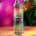 Sticla de apa Lunare, Homla, 700 ml, tritan, transparent/verde