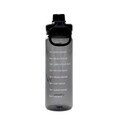 Sticla de apa Lunare, Homla, 700 ml, tritan, gri/negru