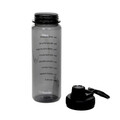 Sticla de apa Lunare, Homla, 700 ml, tritan, gri/negru
