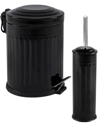 Set de baie, Dynasty, 960DYN1940, Metal , Dimensiune: 33,5 x 20,5 cm / 5000 ml (1 bucată) , Negru