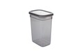 Set recipiente depozitare, Hermia, 964FRM5341, Dimensiune: 14 x 14 x 10 cm / 1150 ml (4 bucăți), Antracit
