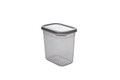 Set recipiente depozitare, Hermia, 964FRM5341, Dimensiune: 14 x 14 x 10 cm / 1150 ml (4 bucăți), Antracit