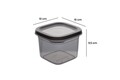 Set recipiente depozitare, Hermia, 430KSV9478, Antracit