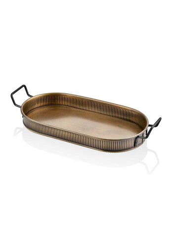 Tava pentru servire, Hermia, 742TMA5636, Mașină de spălat vase - nesigură / Cuptor cu microunde - nesigură, Auriu