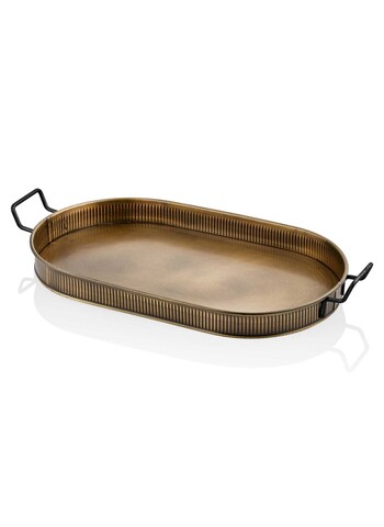 Tava pentru servire, Hermia, 742TMA3105, Mașină de spălat vase - nesigură / Cuptor cu microunde - nesigură, Auriu
