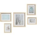 Set 5 rame foto, 157177A, MDF, bej