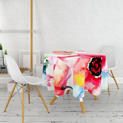 Fata de masa, Hermia, 994PRL1116, Se poate spala la masina la 30 grade Celsius, Multicolor