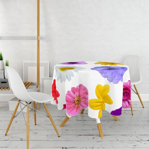 Fata de masa, Hermia, 994PRL1123, Se poate spala la masina la 30 grade Celsius, Multicolor