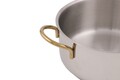 Set vase pentru gatit, Hermia, 960DYN1307, Capac (1 bucată), Argint / Aur