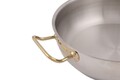 Set vase pentru gatit, Hermia, 960DYN1306, Capac (1 bucată), Argint / Aur