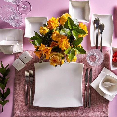 Set de mic dejun, Hermia, 216KRC1252, Mașină de spălat vase - nesigură / Cuptor cu microunde - nesigură, Multicolor