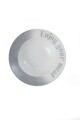 Farfurie, Hermia, 275KRM1936, Antibacterian, Alb/Albastru