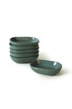 Set boluri pentru aperitive, Keramika, 275KRM2141, Ceramica , Nu absoarbe apa, Verde