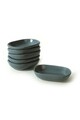 Set boluri pentru aperitive, Keramika, 275KRM2135, Ceramica , Nu absoarbe apa, Verde deschis