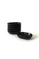 Set boluri pentru aperitive, Keramika, 275KRM2139, Ceramica , Nu absoarbe apa, Negru mat