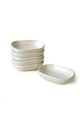 Set boluri pentru aperitive, Keramika, 275KRM2136, Ceramica , Nu absoarbe apa, Alb mat