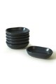 Set boluri pentru aperitive, Keramika, 275KRM2137, Ceramica , Nu absoarbe apa, Gri inchis
