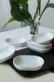 Set boluri pentru aperitive, Keramika, 275KRM2134, Ceramica , Nu absoarbe apa, Alb