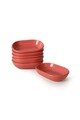 Set boluri pentru aperitive, Keramika, 275KRM2140, Ceramica , Nu absoarbe apa, Roz