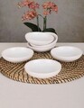 Set boluri pentru sos, Keramika, 275KRM1753, Ceramica , 13 cm, Alb