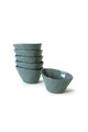 Set boluri pentru aperitive, Keramika, 275KRM2189, Ceramica , Nu absoarbe apa, Verde Mat