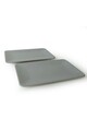 Set platouri servire, Keramika, 275KRM2150, Ceramica , Nu absoarbe apa, Gri Mat