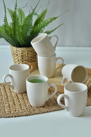 Set cani, Keramika, 275KRM2199, Ceramica , Nu absoarbe apa, Crem