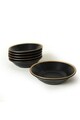 Set farfurii, Keramika, 275KRM1904, Ceramica , Nu absoarbe apa, Negru