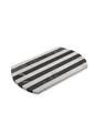 Platou servire alimente, Mia - Kitchenware, 280TMA1896, 100% MARMURA / , Dimensiune: 14,5 x 9 x 0,63 cm, Alb/Negru
