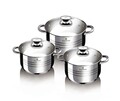 Set oale 6 piese, Blaumann, Gourmet Line, inox/sticla termorezistenta