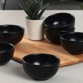 Set boluri ceramice, Keramika, 275KRM1748, Ceramica , Dimensiune: 8 cm (6 bucăți), Negru