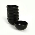 Set boluri ceramice, Keramika, 275KRM1748, Ceramica , Dimensiune: 8 cm (6 bucăți), Negru
