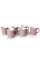 Set cani, Keramika, 275KRM1979, Ceramica , Nu absoarbe apa, Violet / Crem