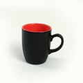 Set cani, Keramika, 275KRM1750, Ceramica , 9 cm, Negru/Portocaliu