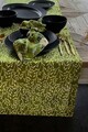 Traversa de masa, SX - Kitchen, 626SRT1145, Poliester , Dimensiune: 45 x 150 cm (1 bucată), Verde