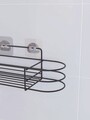 Organizator de baie, Hermia, 161WRC1124, Dimensiune: 9 x 36 x 12 cm (1 bucată), Negru