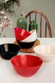Set boluri, Keramika, 275KRM1892, Ceramica , Nu absoarbe apa, Roșu / Negru / Alb