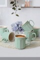 Set cani, Keramika, 275KRM1957, Ceramica , Nu absoarbe apa, Verde