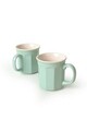 Set cani, Keramika, 275KRM1957, Ceramica , Nu absoarbe apa, Verde
