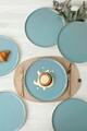 Set platouri servire, Keramika, 275KRM1876, Ceramica , Nu absoarbe apa, Turcoaz
