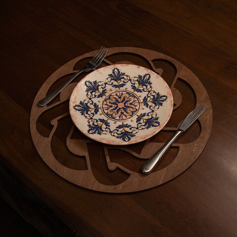 Set suporturi pentru farfurie, Payna, 790PYN1150, Lemn , Produs lucrat manual, Wenge