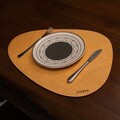 Set suporturi pentru farfurie, Payna, 790PYN1165, 100% LEMN / , Produs lucrat manual, Miere