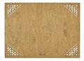 Set suporturi pentru farfurie, Payna, 790PYN1145, Lemn , Produs lucrat manual, Miere