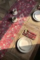 Traversa de masa, SX - Kitchen, 626SRT1143, Poliester , Dimensiune: 45 x 150 cm (1 bucată), Rosu claret
