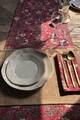 Traversa de masa, SX - Kitchen, 626SRT1143, Poliester , Dimensiune: 45 x 150 cm (1 bucată), Rosu claret