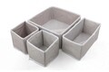 Set organizator, Dynasty, 960DYN1402,  Dimensiune: 14 x 28 x 14 cm (1 bucată), Gri/Alb
